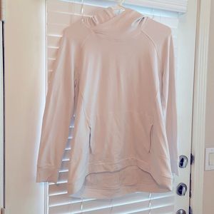 Soft, Sporty white Lululemon hoodie